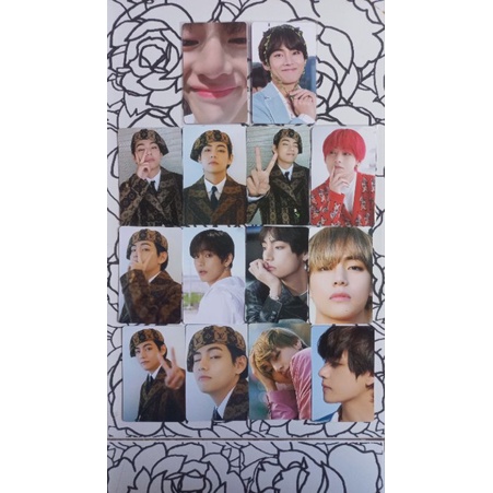 Photocard Polaroid Taehyung V Jungkook Deco Kit 101 Dicon