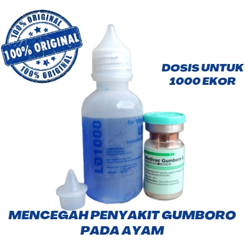Vaksin Gumboro A Dosis 1000 Vaksin Ayam
