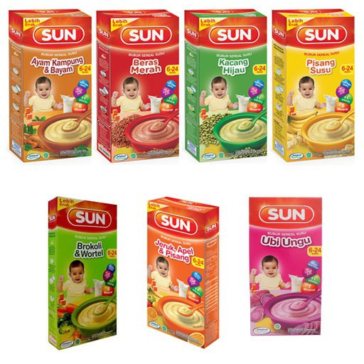 SUN Bubur Bayi Usia 6 Bulan 120gr