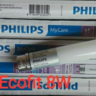 Lampu TL LED PHILIPS Ecofit 8W 60cm Putih