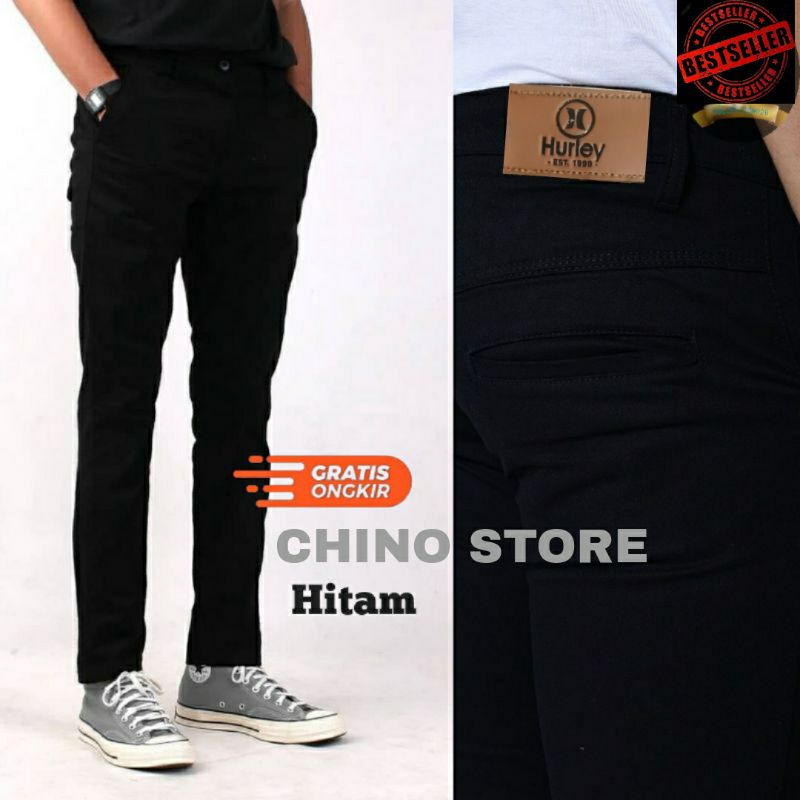 Celana Chino Pria Bahan Adem Nyaman Katun Strecth/Melar Cocok Buat Musim Dingin GAYA COWOK POLO