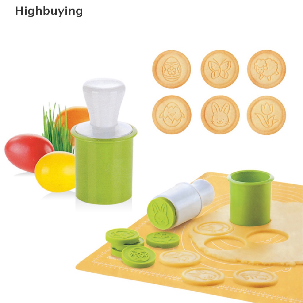 Hbid 1Set Silikon Cookie Stamp Cutter DIY Pastry Kue Cookie Self Made Embossed Seal Cookie Mold Kartun Hewan Natal Timbul Cetakan Glory