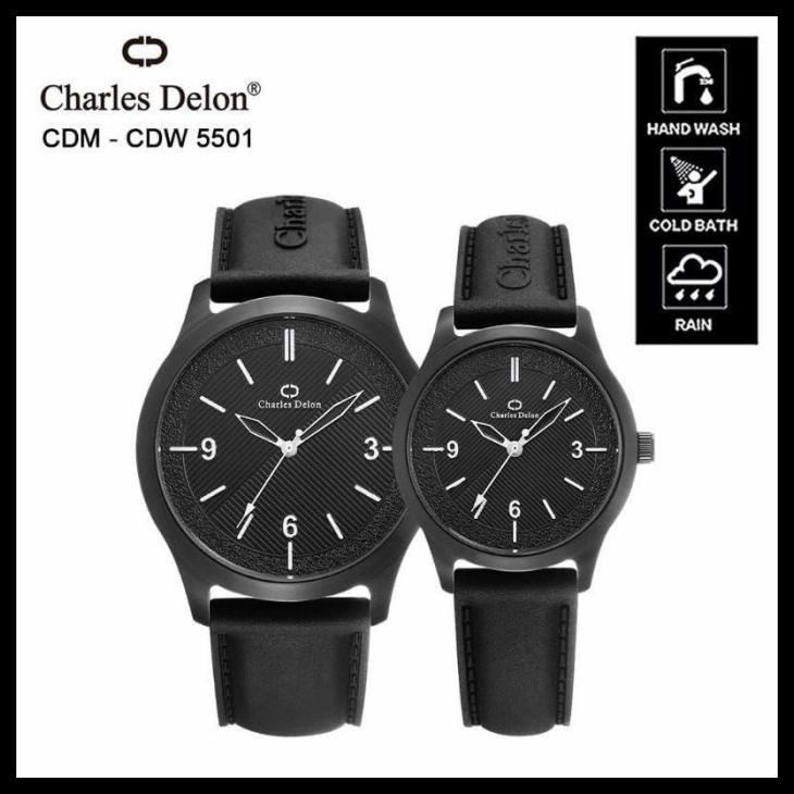 Jam Tangan Pria/Wanita Analog Carles Delon 1507