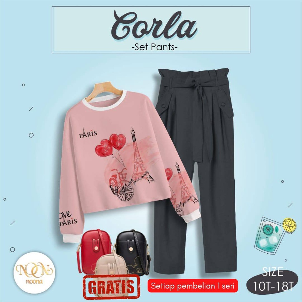 Corla Set Pants by Noona