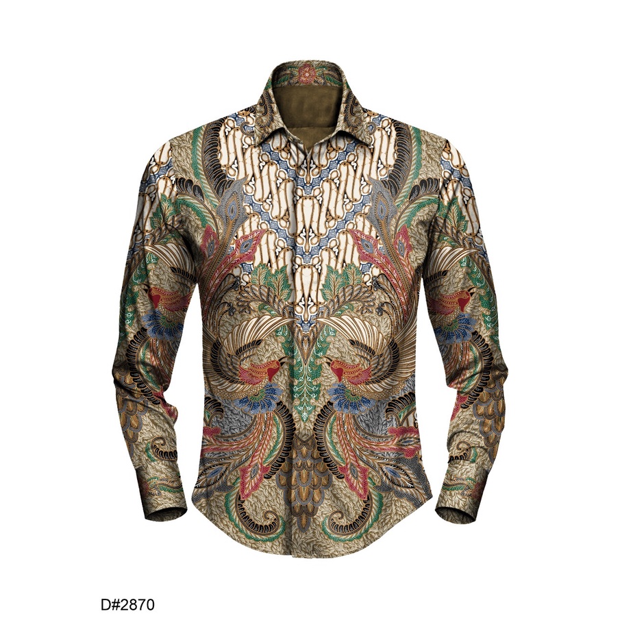 Kain Batik Tulis / Semi Tulis Batik / Pola Baju Batik - 2870