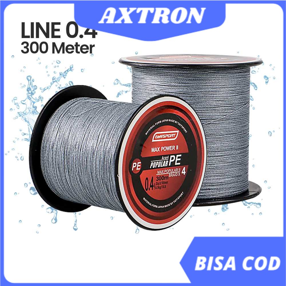 TaffSPORT Senar Tali Benang Pancing Braided Thick Line 300M / Senar 300M / Senar Pancing PE / Benang