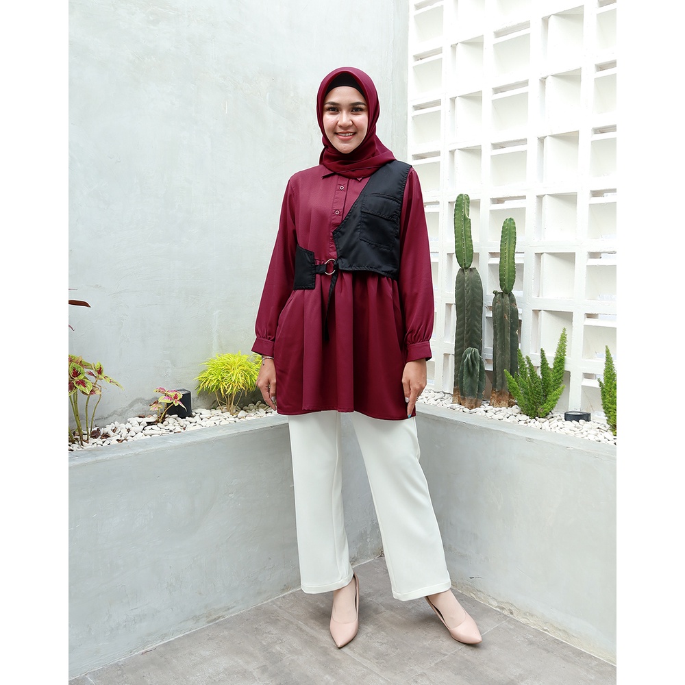 BIANCA Shirt  - Pakaian Wanita Terbaru by Hijab Mamah icis