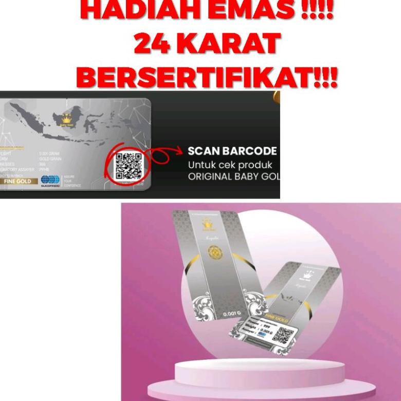 HADIAH emas batangan ASLI 24 karat emas murni bersertifikat KHUSUS GIFT GARANSI PRODUK