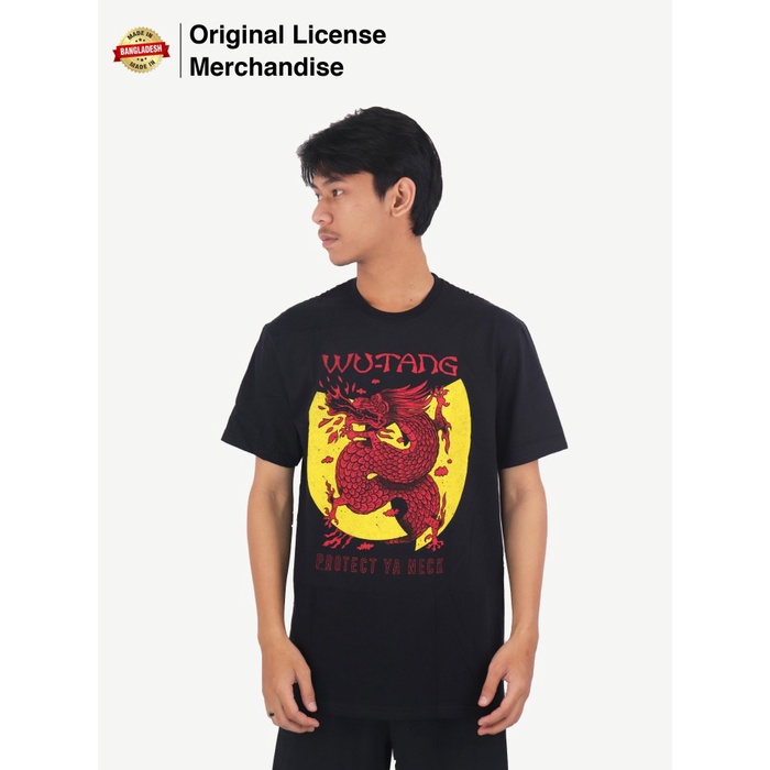 Kaos Baju Short Sleeve Katun Pria Wanita Dewasa Premium Import Motif Band Musik WU TANG CLAN Origina