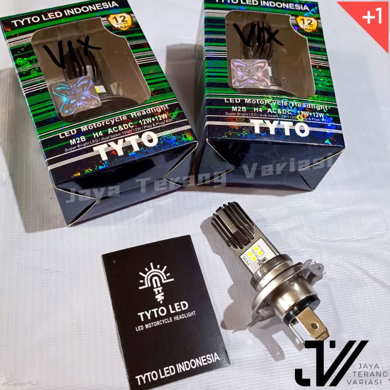 LAMPU LED MOTOR TYTO M2B H4 AC/DC VIXION / k1 TYTO M2B H4