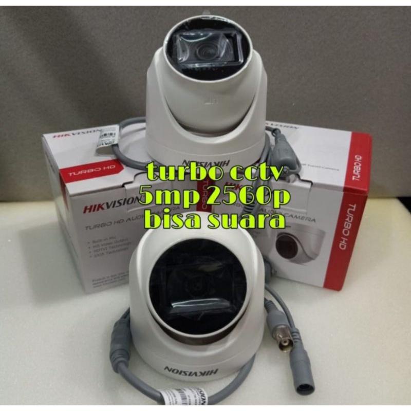 Kamera Cctv Indoor Hikvision 5Mp Mic Audio Ds-2Ceh0T-Itpfs Berkualitas Best Seller