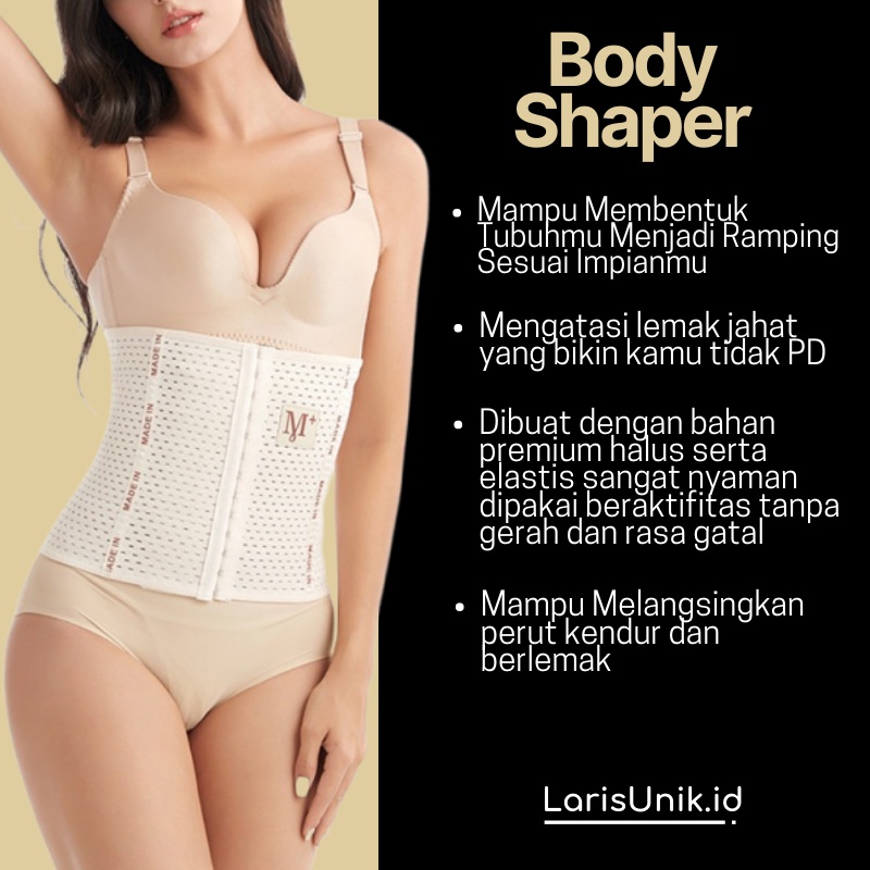 Korset Pembakar Lemak Perut Underwear Pakaian Dalam Wanita Korset Pengecil Perut Slim Body Shaper