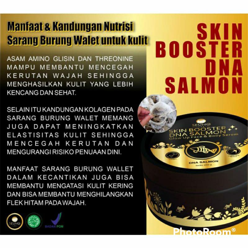 SEUNG LEE DNA SALMON GLOW UP 250 gr Aman BPOM