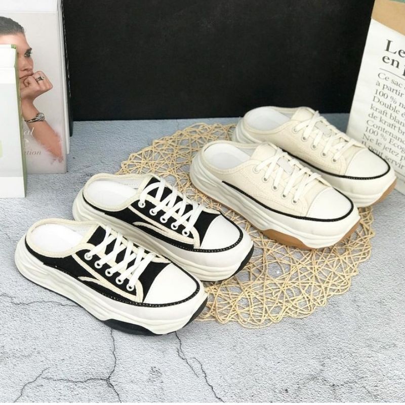 SX5 SEPATU SLIP ON FASHION CASUAL IMPORT