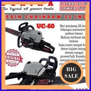 suku cadang mesin gergaji pohon kayu senso uchiha uciha 2tak 4tak 22inch bar canggih chainsaw chain