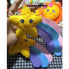 gantungan kunci flanel/hiasan flanel/boneka flanel mini