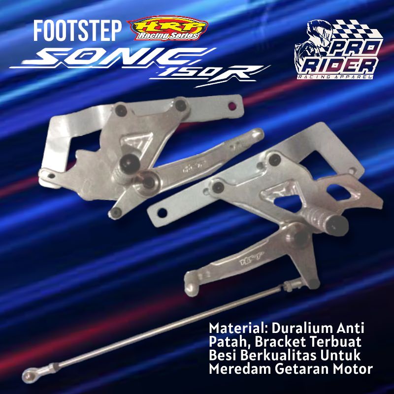 UNDERBONE SONIC 150/STEP CONGKEL SONIC 1SET BREKET ANTI PATAH BERGARANSI BAHAN DURAL MX KING FU GTR