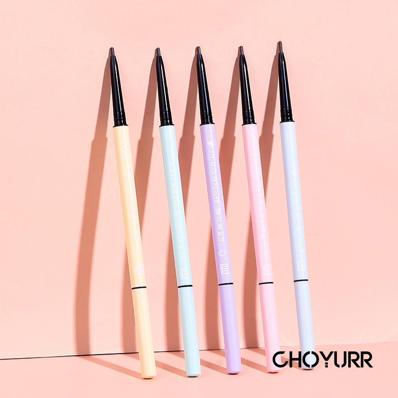 【COD】Eyebrow Pensil Alis Double Head Tipis Thin Core Eyebrow Tahan Lama Original Kecil Kecantikan Original -CH