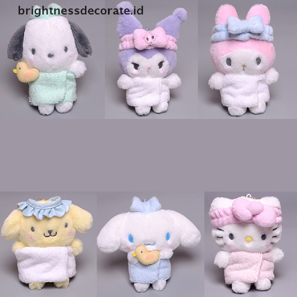 [Birth] 10-20 cm Boneka Kawaii Lucu Sanrio Mainan Mewah My Melody Kitty Cat Cinnamonroll Stuff [ID]