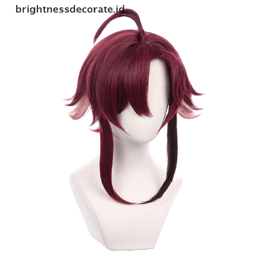 [Birth] Genshin Impact Shikanoin Heizou Cosplay Wig Rambut Pendek Hairpieces Harajuku [ID]