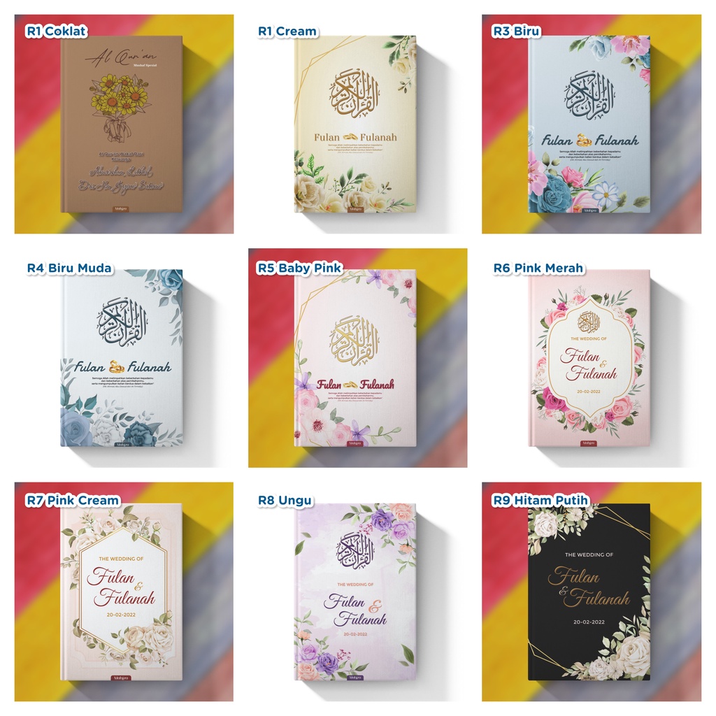 Quran Rahman Wahid Tajwid Warna Terjemahan A5 Sedang