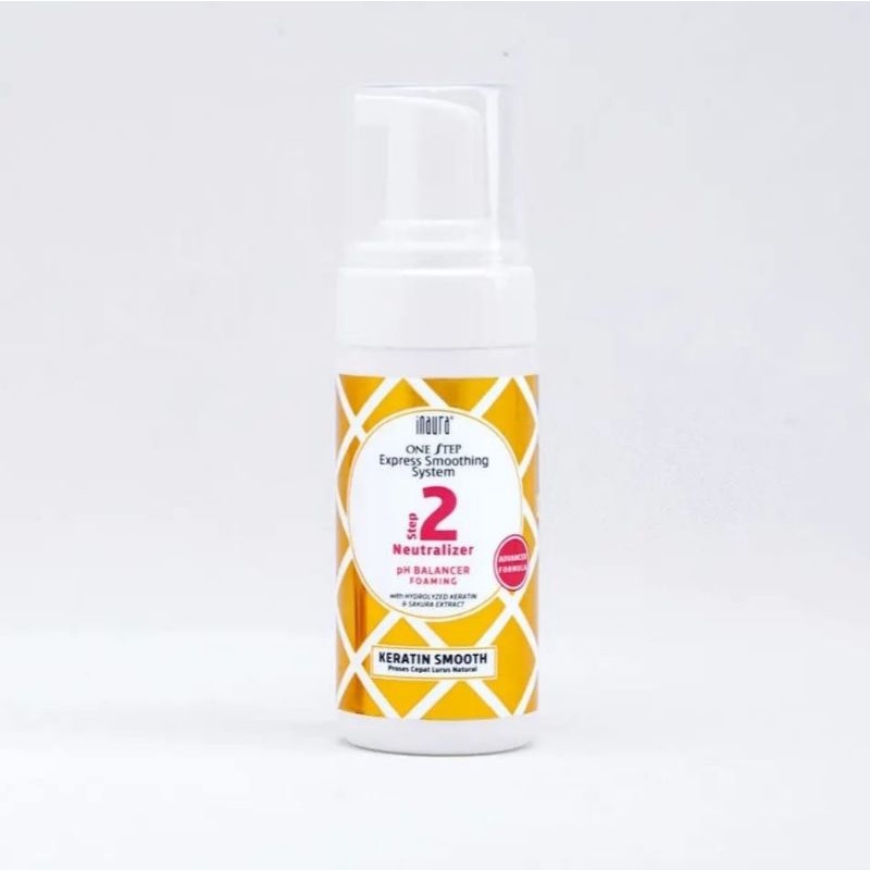 INAURA STEP 2 - pH BALANCER FOAMING 100mL with Hydrolized Keratin &amp; Sakura Extract