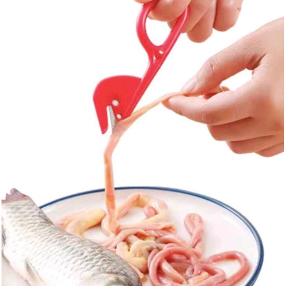 Ikan Jeroan Usus Alat Pembersih Pembelah Perut Ikan Silet Jeroan Kulit Usus Ayam Bebek KC169