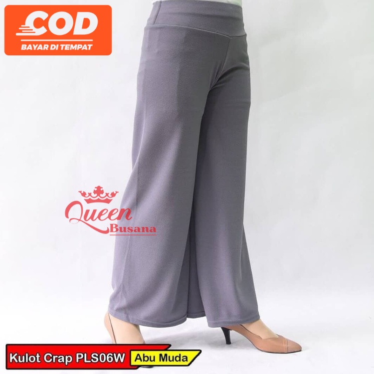 kulot moscrep jumbo / kulot polos jumbo / kulot moscrep premium / kulot wanita / celana kulot jumbo 