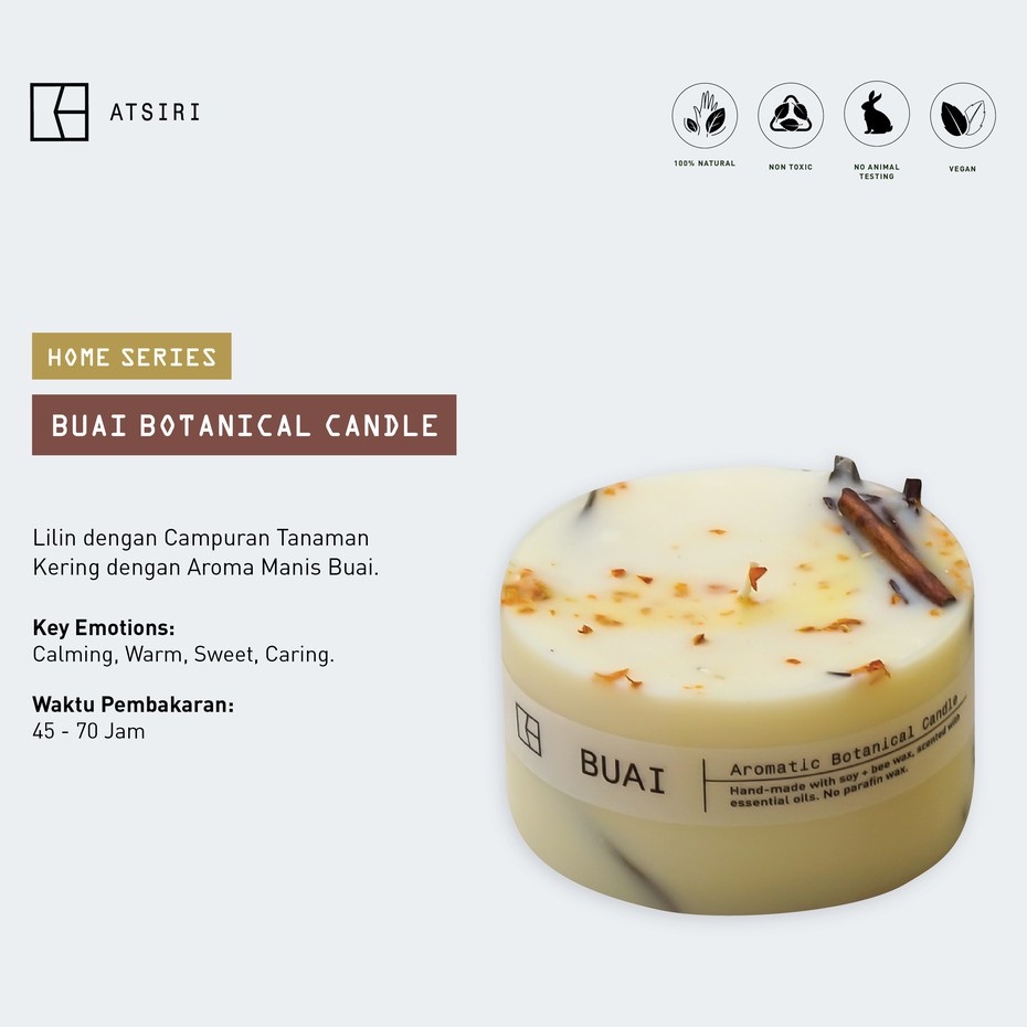 Botanical Candle - Rumah Atsiri