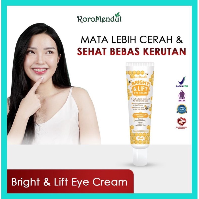 Bright & Lift Eye Cream Roro Mendut krim mata