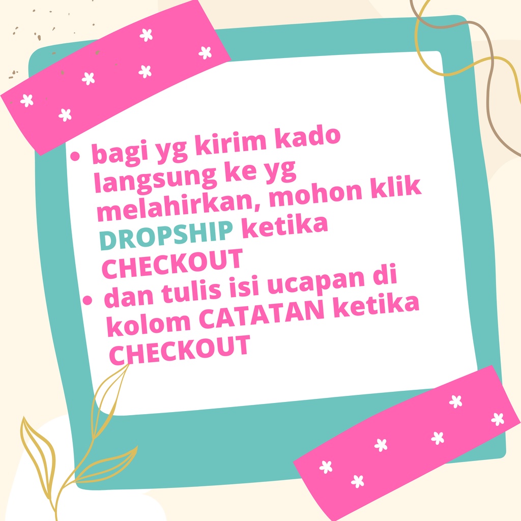 KADO BAYI PAKET E Perempuan Laki Laki Baru Lahir Lahiran Murah Babygift Newborn Baby Gift Set Box Hampers Girl Boy Unisex Parsel Parcel Paket E