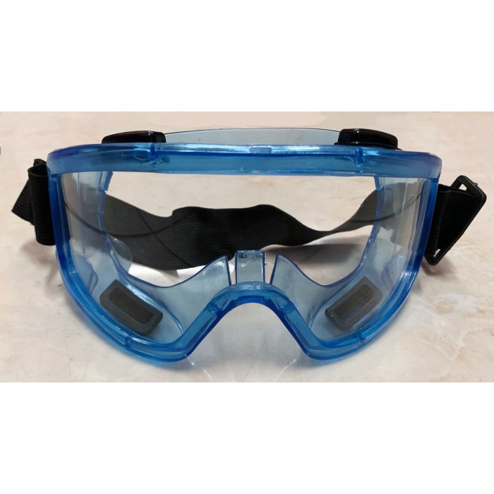 Kacamata Goggles - Google - Kacamata safety Goggle kacamata Pelindung - Clear-Biru