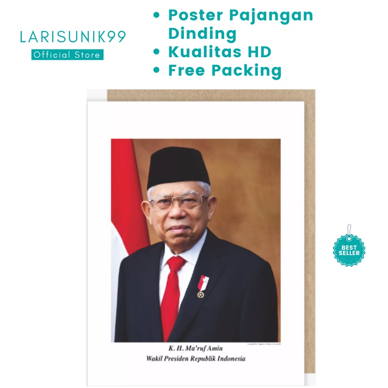 Gambar Presiden dan wakil Photo Presiden Resmi Terbaru Gambar Lambang Garuda Pancasila Poster Hiasan