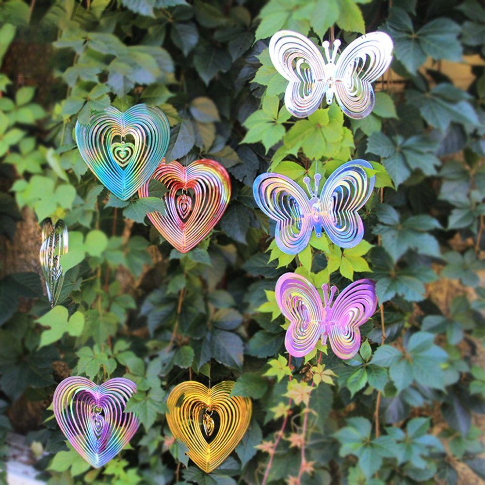 Solighter Butterfly Wind Spinner Baru Taman Hiasan Gantung Butterfly Reflektif