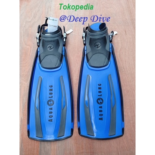 Fin Kaki Katak Selam Fin Diving Aqualung Stratos Adj Open Heel