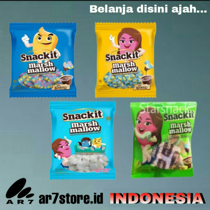 

SNACKIT MARSHMALLOW Renceng isi 10 pcs