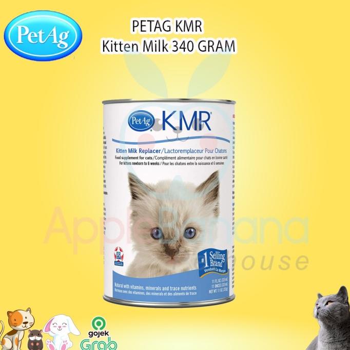 Susu Kucing Kalengan KMR - PET AG KMR Kitten Milk Replacer 340 Gram