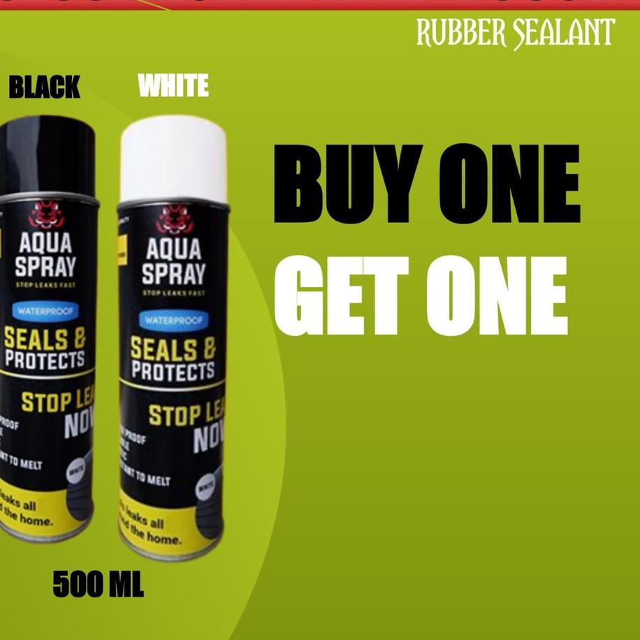 Kualitas Dijamin Aqua Spray Atap Anti Bocor Rubber Sealant Spray Cairan Ajaib Anti Bocor  500 ml ✦os