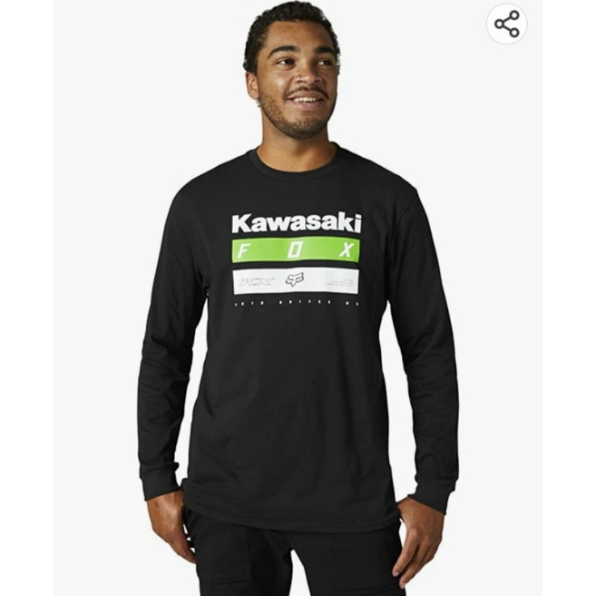 KAOS MX FOX RACING KAWASAKI LENGAN PANJANG