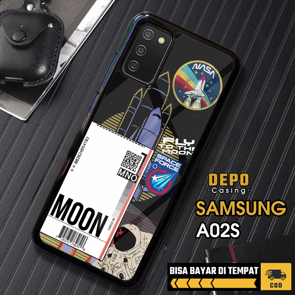 Case Samsung A02S Casing Samsung A02S Depo Casing [NASA] Case Glossy Case Aesthetic Custom Case Anim