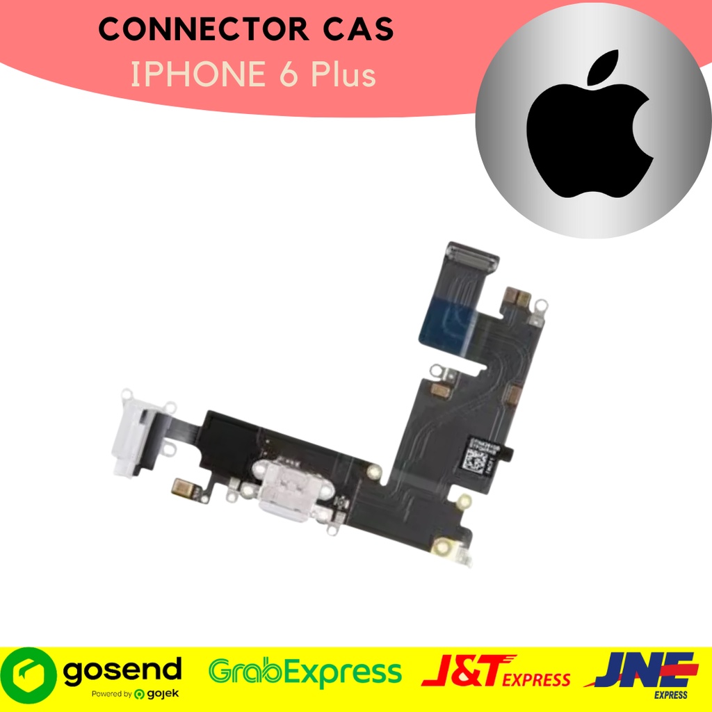 Konektor colokan cas  Iphone 6 Plus bergaransi