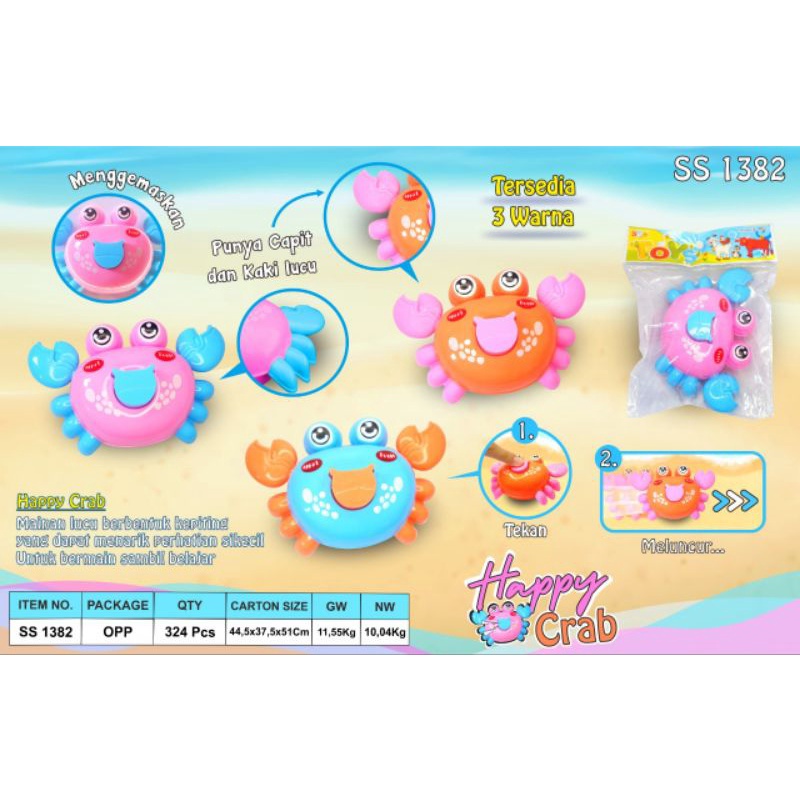 mainan kepiting putar | mainan kepiting bisa di air | mainan anak anak | mainan kepiting | mainan | 