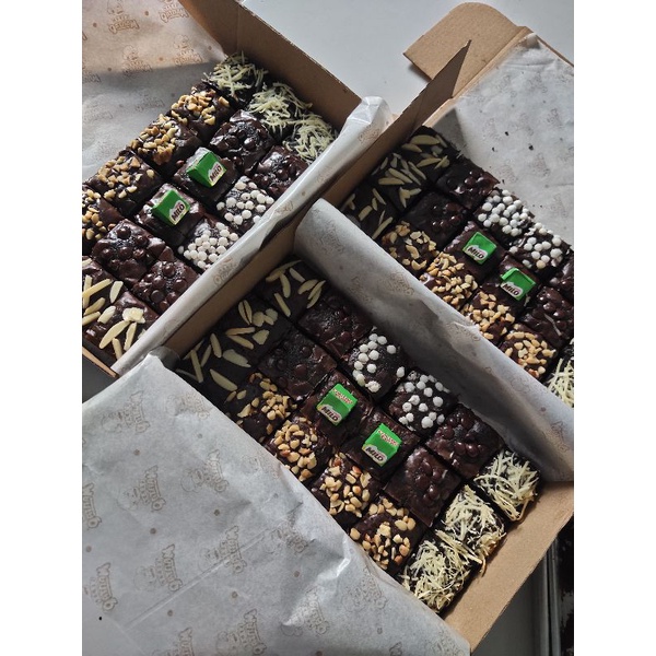 

brownies fudgy sekat 20x10