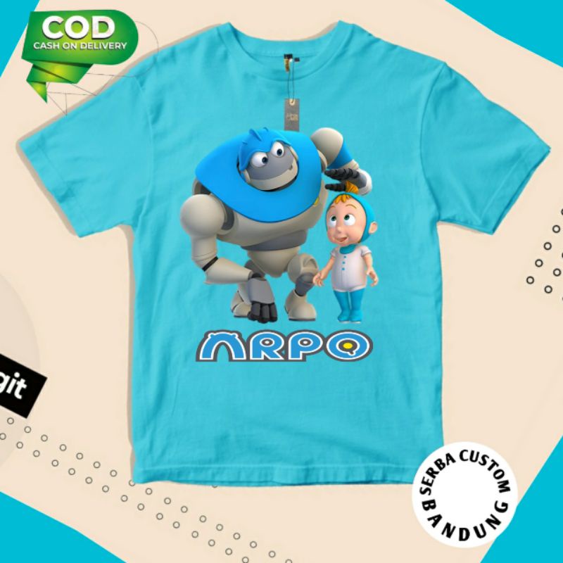 Baju Anak Kaos Anak Robot Arpo Premium