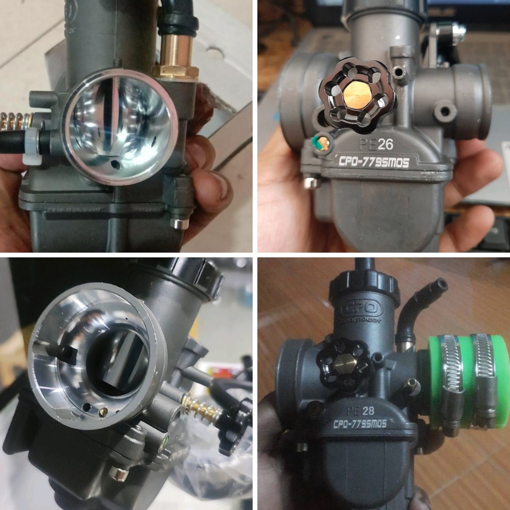 [ORIGINAL] Karburator CPO PE 24 PE 26 PE 28 PE 30 Karbu Carburator Pe24 Pe26 Pe28 Pe30 Karbulator Universal Free Pilot Main Jet Jarum Karbu High Dan Karet Intek