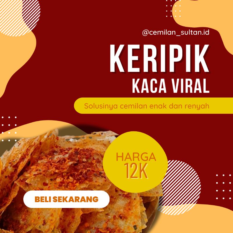 

KERIPIK KACA 1 Kg/KRIPIK BELING/KERIPIK KACA PEDAS DAUN JERUK