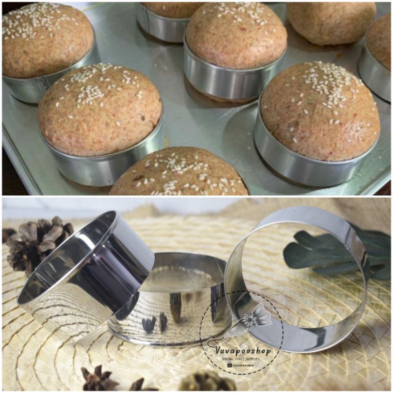 Ring Roti Bulat / Ring Aluminium Roti Bread Bulat / Ring Cutter Bulat