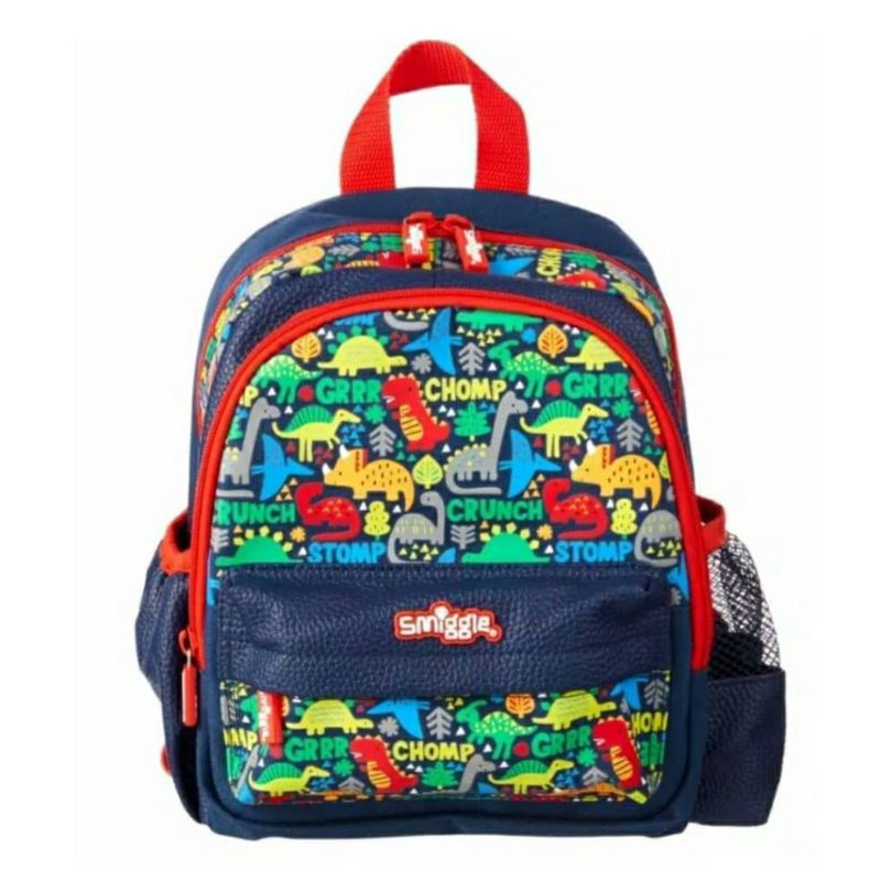 Tas Smiggle Dino Navy / Tas Anak PAUD & TK / Smiggle Backpack
