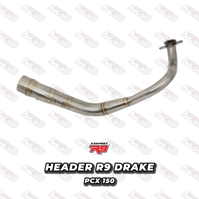 Header Knalpot R9 Drake Honda Pcx 150 Leher Knalpot R9 #Original