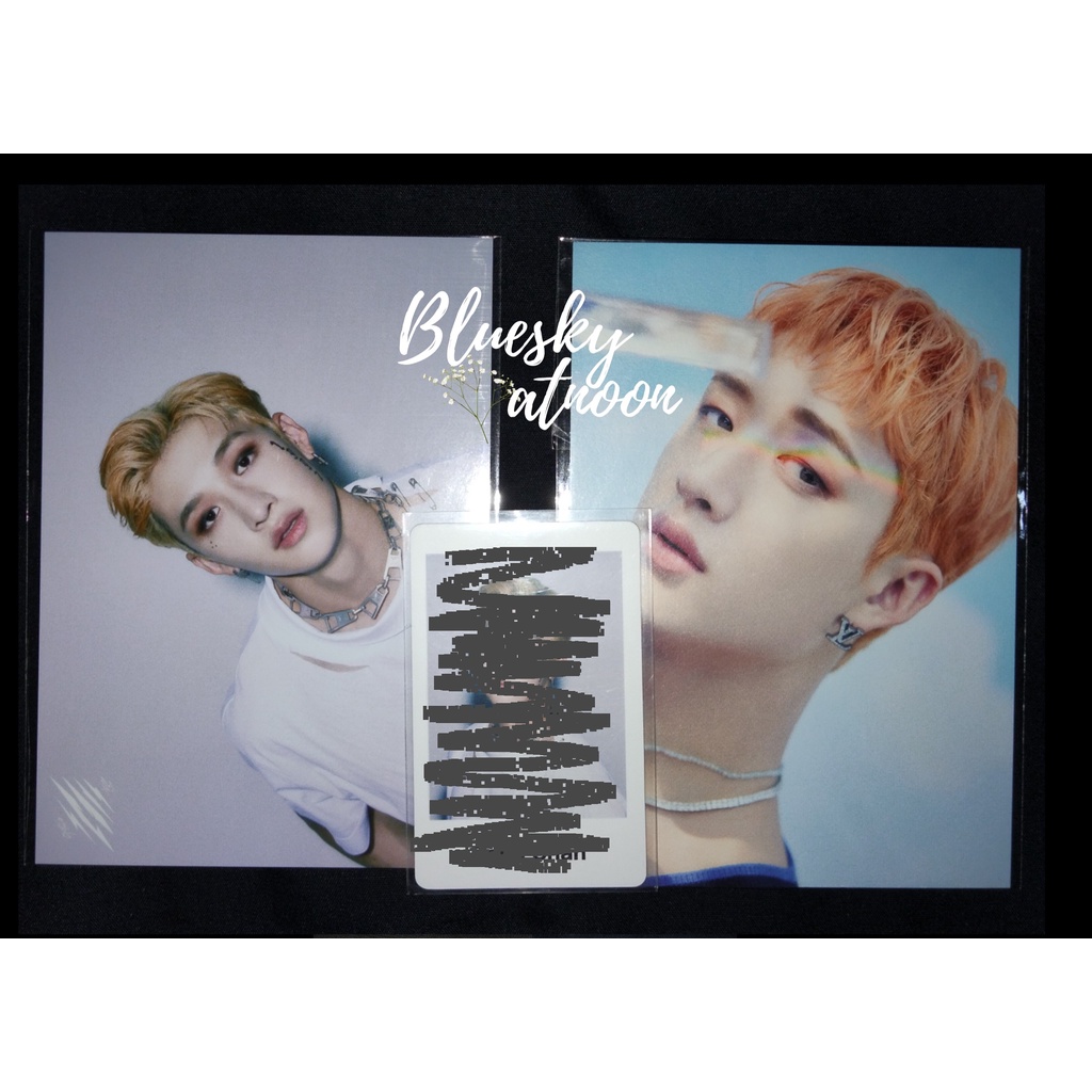 Trading Card Scars Bang Chan + Postcard 2nd gen Stray Kids SKZ Photocard PC bangchan